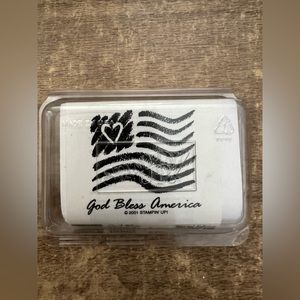 Stampin’ Up!‎ God Bless America Wood Rubber Stamp